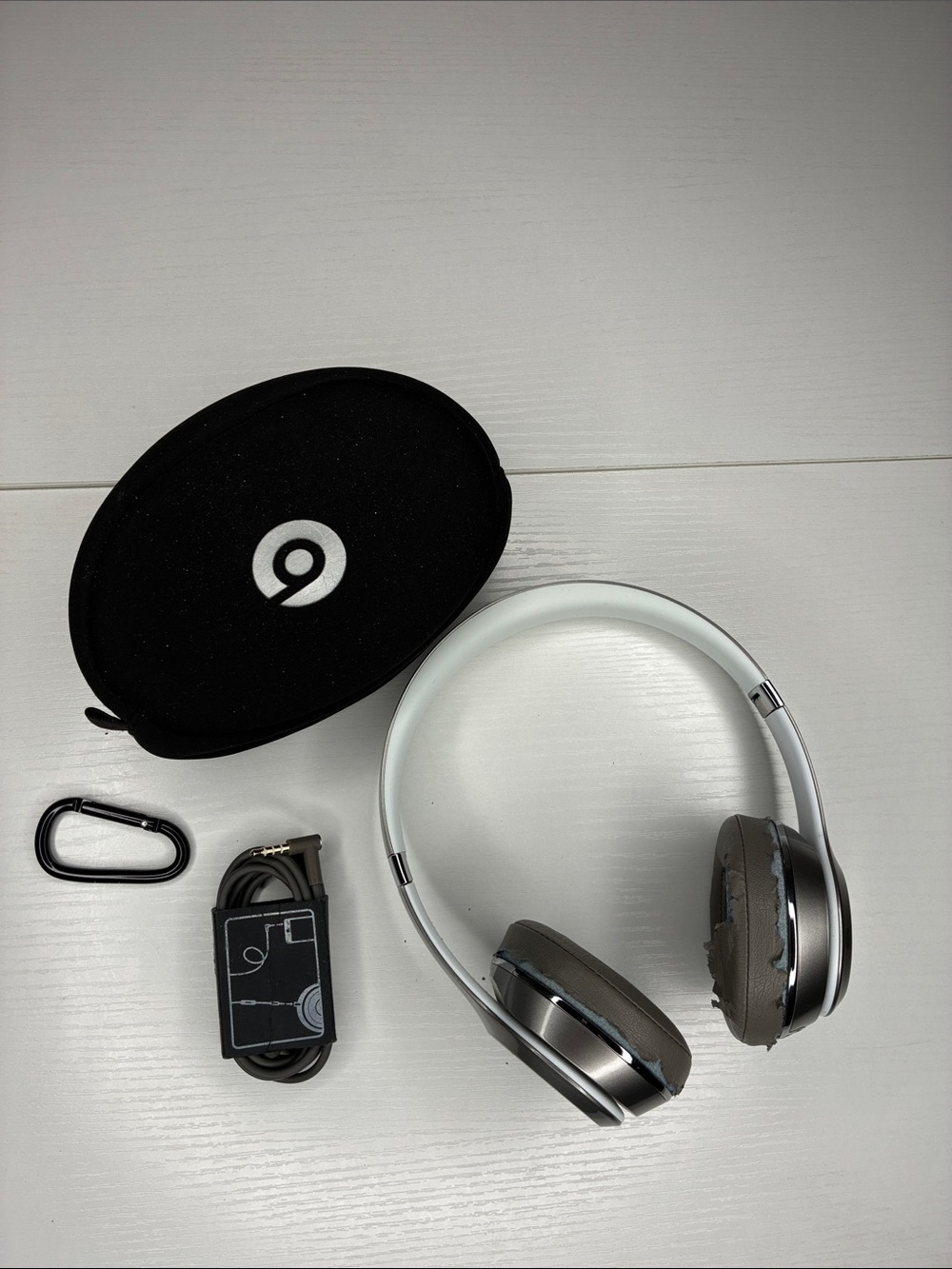 Beats by Dre Wireless Over-Ear Headphones - Silver and Black